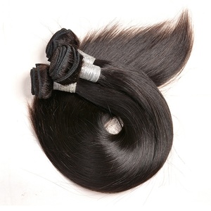 Wholesale Natural Black Color Human Hair Extension Straight Hair <strong>Bundles</strong> ,Original Brazilian Straight Hair - Product Image 3