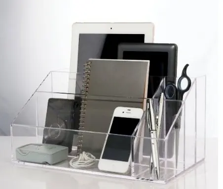 Acrilico trasparente Prodotti per Ufficio Per acrilico desk organizer