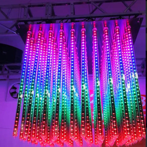 Artnet 3D DMX tüp 64 adet LED <span class=keywords><strong>16</strong></span> Piksel dj ışığı RGB Disko ışığı