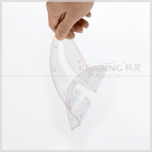 75cm Chiều dài pháp đường cong Cai Trị 6402 #1.2mm trong suốt bánh sandwich dòng Hip đường cong cai trị, armhole đường cong Cai Trị - Product Image 6