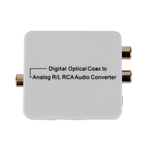 Coaxial óptico digital a precio de fábrica a convertidor de audio analógico R/L RCA Divisor y convertidor de audio - Product Image 3