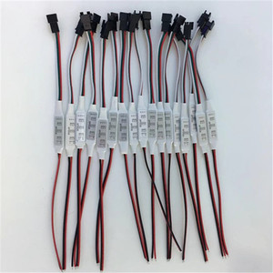 SP002E ขนาดเล็ก DC 5-24V 3ปุ่ม WS2812B คีย์ WS2811ที่อยู่ได้พิกเซล RGB ไฟ LED SPI คอนโทรลเลอร์ - Product Image 6