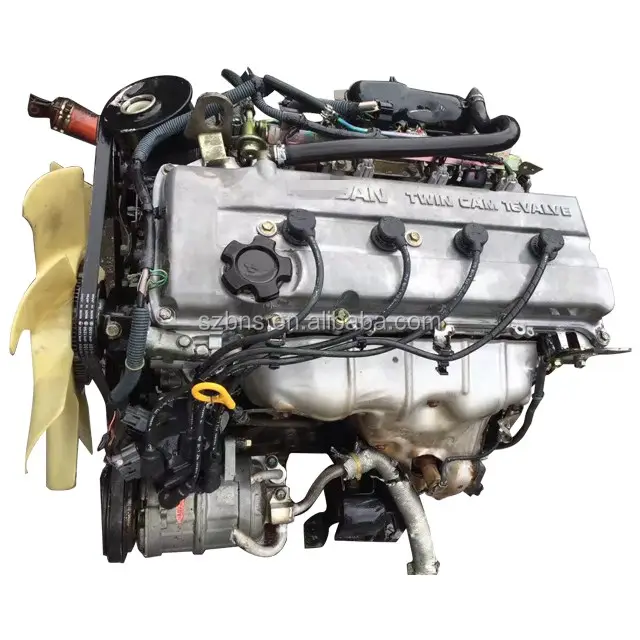 Nisans KA24-motor de gasolina usado, 2,4 L, D22 KA24, 5 velocidades