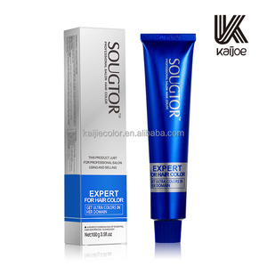 高品質のサロンブランド低アンモニアオーガニックヘアカラー染料 - Product Image 1