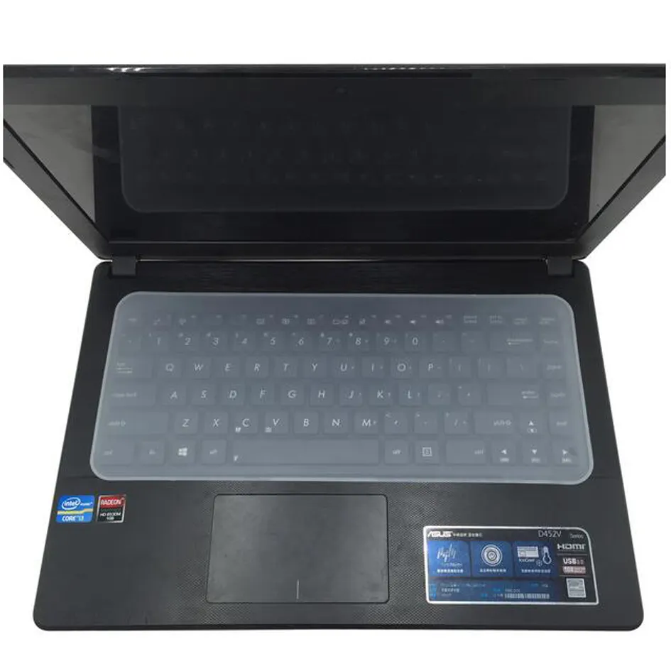 Funda de teclado de silicona universal personalizada para todos los teclados de portátiles