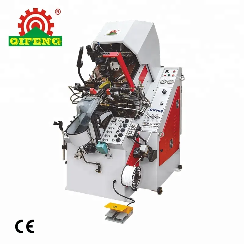 Alta qualidade auto-cimentação máquina dedo duradoura QF-737A(MA) sapata que faz o equipamento