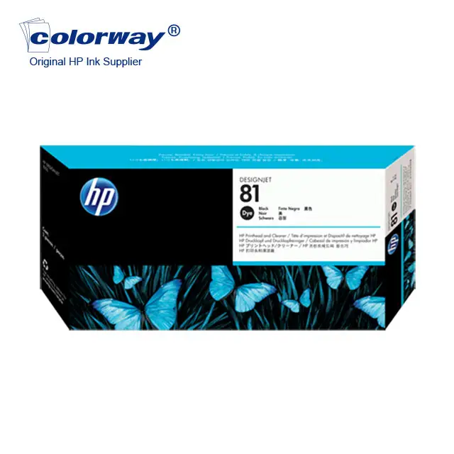 Original Hp 81 cabezal de impresión y cartucho de tinta para hp designjet 5500 cabezal de impresión plotter(680ml)