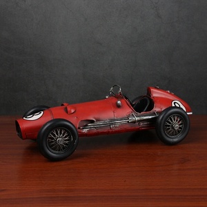 Iron Old Vehicle Classic Decorative Vintage Handmade Racing Car Models High Quality for Home Decoration Metal Craft Supplier - Product Image 4