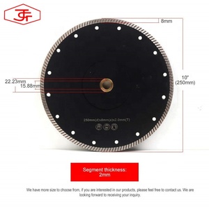 125 mm Super Thin Turbo Diamond <strong>Saw</strong> Blades for Cutting Granite Porcelain Tile