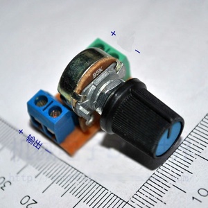 Taidacent 定制 DC5-12V PWM 发生器模块电位器到具有开关 PWM 电位器旋钮的 PWM 旋钮迷你电位器 - Product Image 3