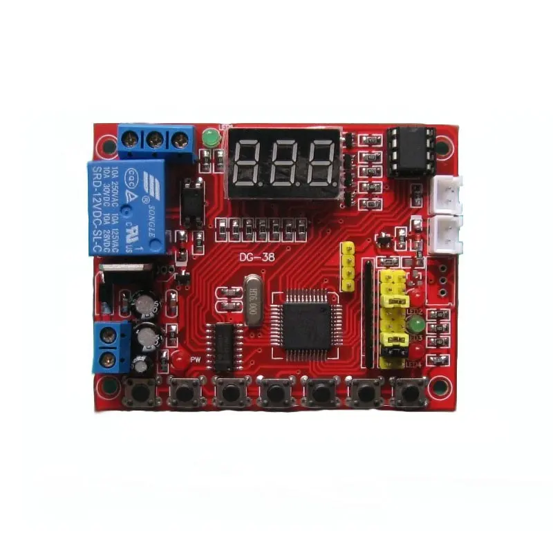 Taidacent trigger verzögerung mikrocontroller zeit verzögerung relais timer vibration sensor alarm digitale countdown-timer mit relais ausgang