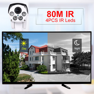 Zoom motorizado 2.0MP IP IR PTZ Cámara kit de 4PCS cámara y 1pc NVR