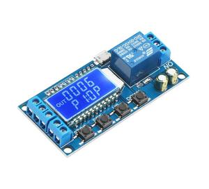Taidacent 0.01s-9999 dakika zamanlayıcı geciktirme rölesi modülü DC 6 ~ 30V sayaç zamanlayıcı röle kartı XY-LJ02 gecikme-kapalı döngüsü zamanlayıcı röle