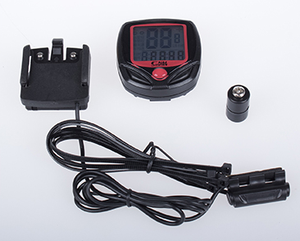 Velocímetro e odômetro para bicicleta, computador para ciclismo à prova d'água com display lcd e digital, cronômetro