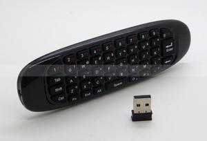 Mini 2,4G inalámbrico teclado Qwerty C120 ratón de aire para Android Windows Mac OS linux TV caja de Control remoto - Product Image 2