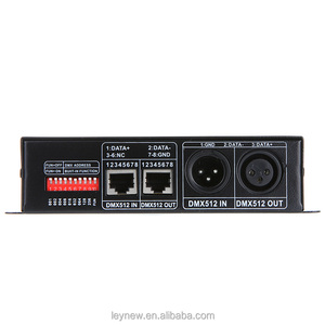 DC12-24V 3 Channel <strong>Dmx</strong> 512 RGB Light <strong>Controller</strong> <strong>Led</strong> Strip Stage Light Decoder for <strong>Led</strong> Lighting System