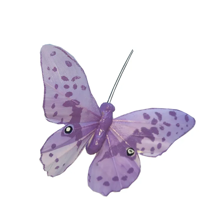 Brillantes de color falso mariposas para arreglo floral