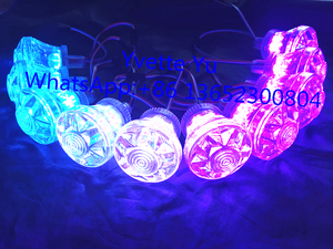 קרושון פיקסל <span class=keywords><strong>Led</strong></span> אורות 60mm טורבו הנורה UCS2903 9 נוריות DC24V עבור שעשועים רוכב
