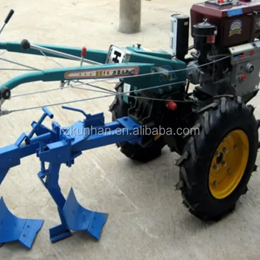 Trator de caminhada para motor diesel agrícola, preço barato, 2 rodas, trator