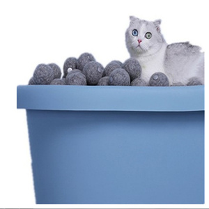 Bolas de gato de lã nova zelândia 100%, brinquedos com <span class=keywords><strong>catnip</strong></span> dentro