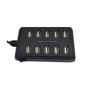 AC Power Adapter 10 Port USB 3,0 USB Hub Mit Externe Power - Product Image 1