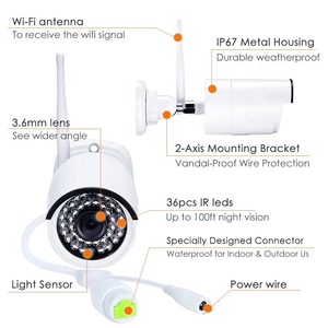 8ch 无线系统 960 P 1MP 户外 IP 摄像机 CCTV WIFI ip 摄像机与 NVR 套件