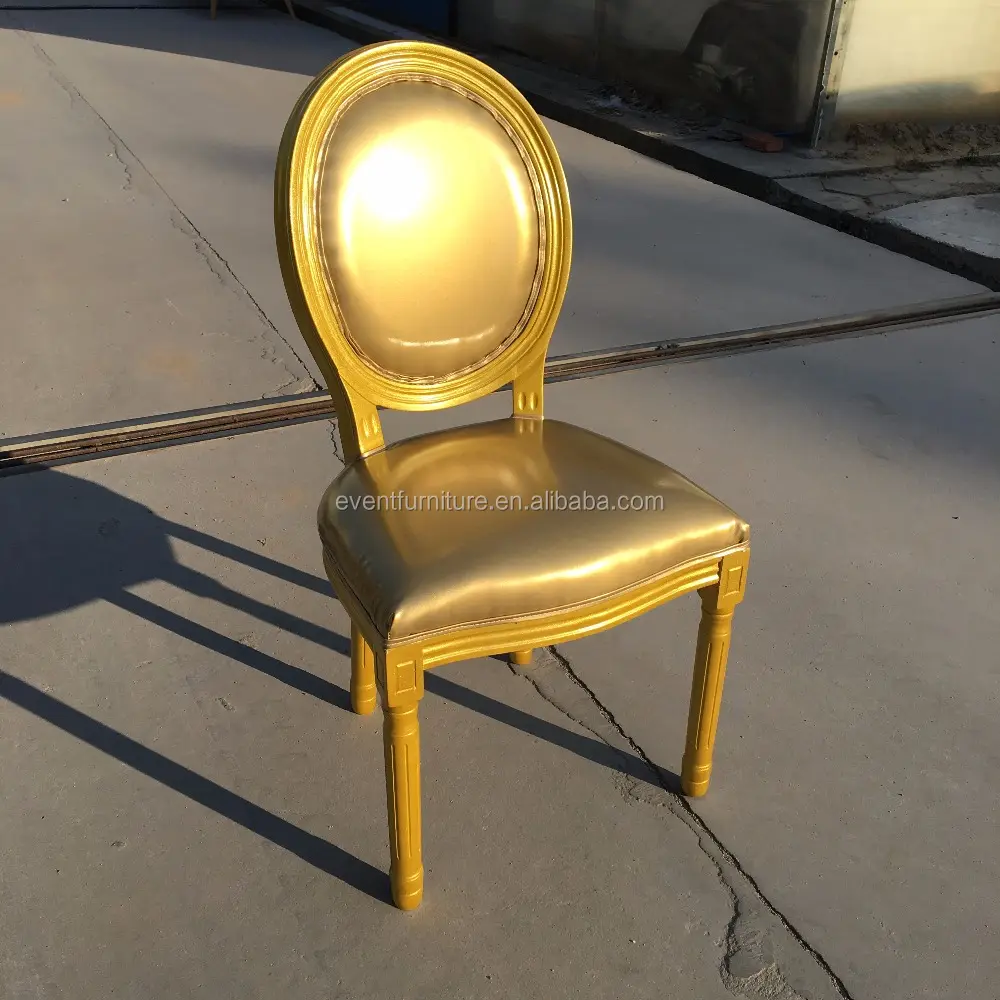 Silla de madera louis xv, sillón de comedor king louis para el hogar