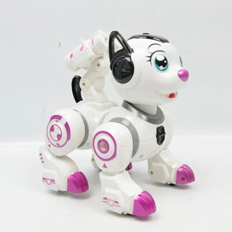 Giocattoli divertenti che lanciano il Robot RC intelligente del cane meccanico ambulante per i bambini
