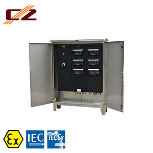 CZ1290 40A、80A、180A IECEXおよびATEX認定防爆配電ボックスパネルボックス、密閉型配電ボックス