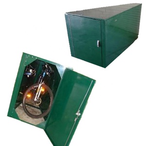Nội Thất Ngoài Trời Nội Hai Tầng Kim Loại Xe Đạp Locker Xe Đạp Lưu Trữ Container - Product Image 4