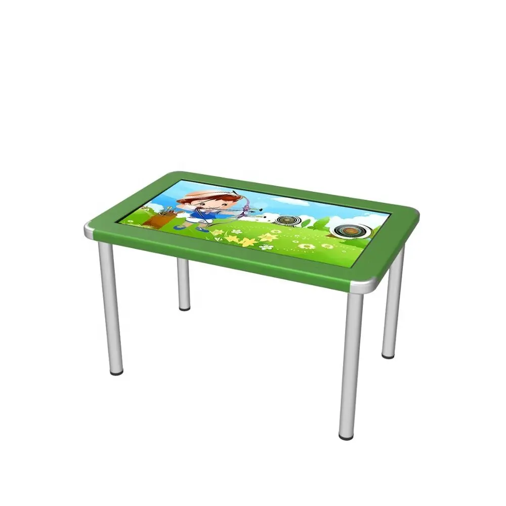 Barato 43 polegadas crianças interativo jogo inteligente, mesa com multi touch screen/crianças educação multitouch mesa kiosk