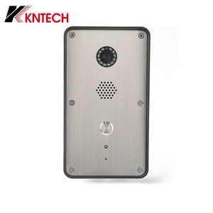 KNZD-47A <span class=keywords><strong>Video</strong></span>-Gegensprechanlage Robustes wasserdichtes SIP-Tür telefon Kabel gebundene Telefone