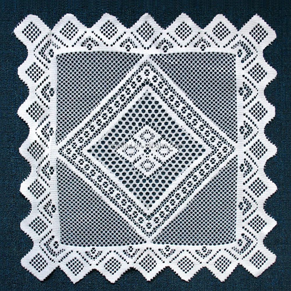 Placemats renda quadrada conjuntos doilies 50x50 cm 20 polegadas