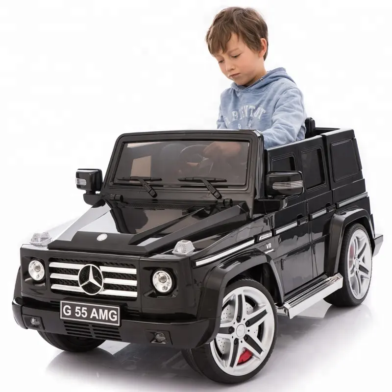 Kinder fahren auf Auto Mercedes G55 mit 2.4G Fernbedienung Kinder Elektroauto