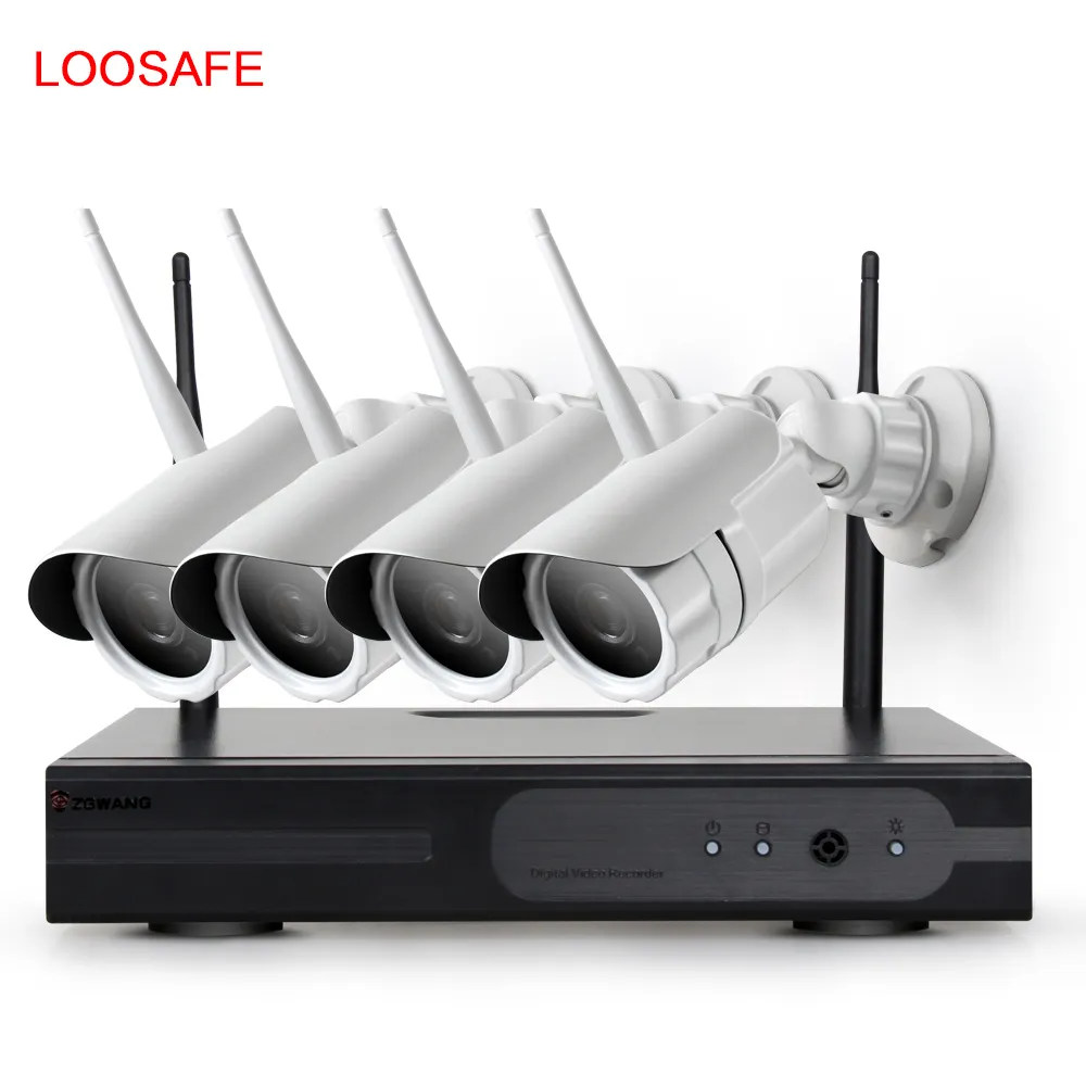 100 metri 960P a lunga distanza wireless outdoor sistema di telecamere di sorveglianza 4ch wifi nvr kit kit cctv macchina fotografica di visione notturna