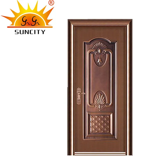 Laster conception lowes extérieur en acier de fer conceptions de porte pour la maison utilisée sur le marché indien