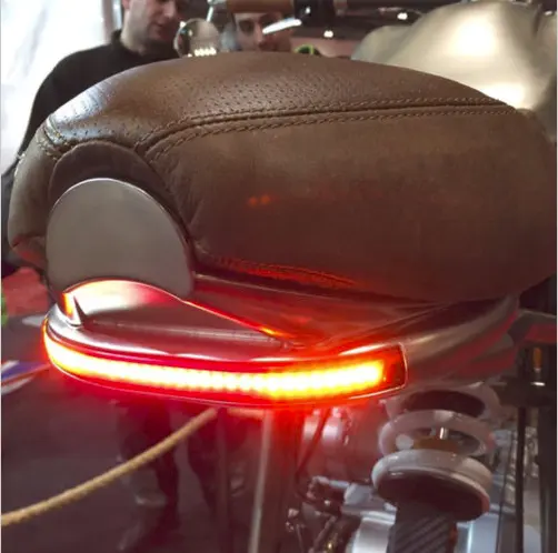 Motorcycle LED Light Stripe Brake Tail Light Turn Signal For Cafe Racer