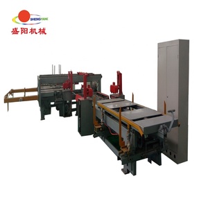Tam otomatik 4 * 8FT kontrplak dört kenar düzeltme testere kesme makinesi kontrplak yapma makinesi - Product Image 6
