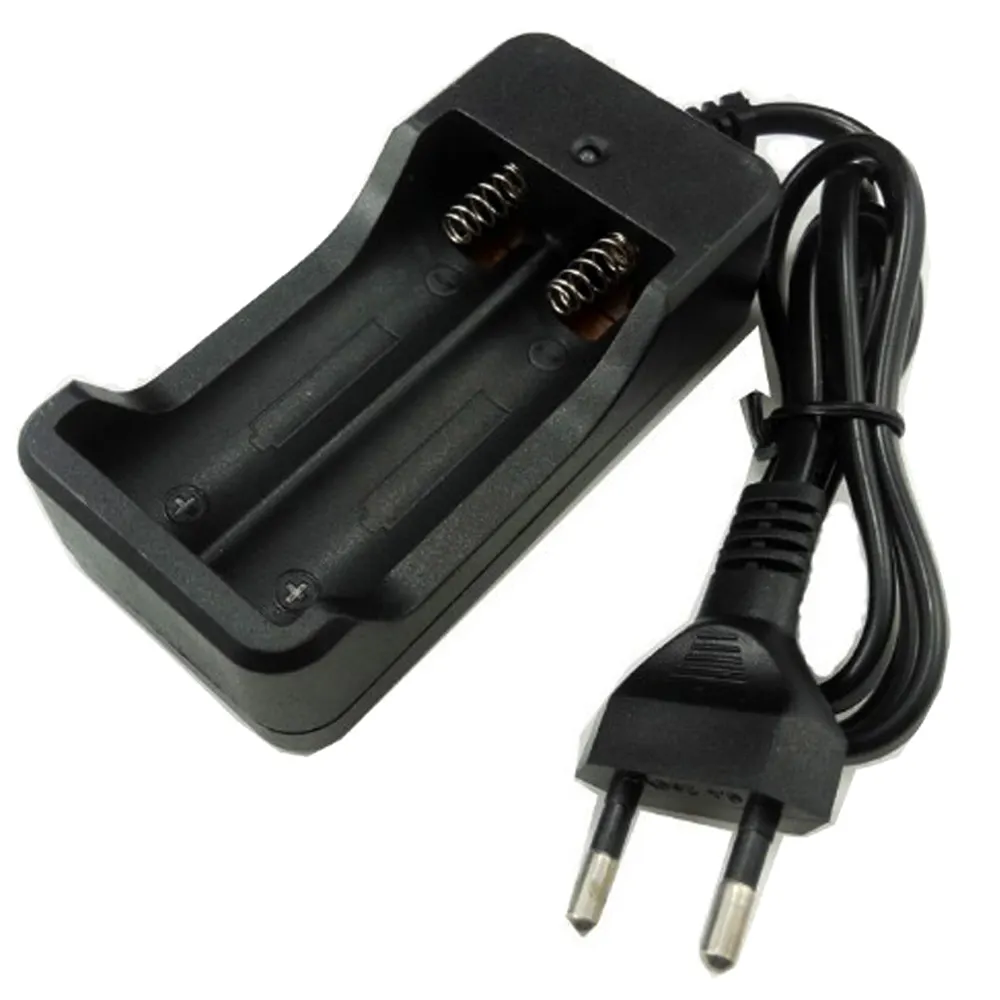 4.2 V Output Intelligence 18650 Charger Baterai 2 Slot Dock Portable Travel Charger untuk 18650 Baterai Li-ion