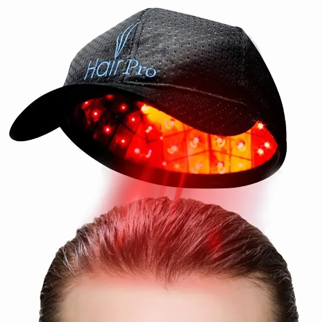 650nm Hoogste Golflengte Rood Licht Therapie Cap Haar Hergroei Laser Haargroei Laser Infrarood Cap Voor Thuisgebruik Haarbehandeling