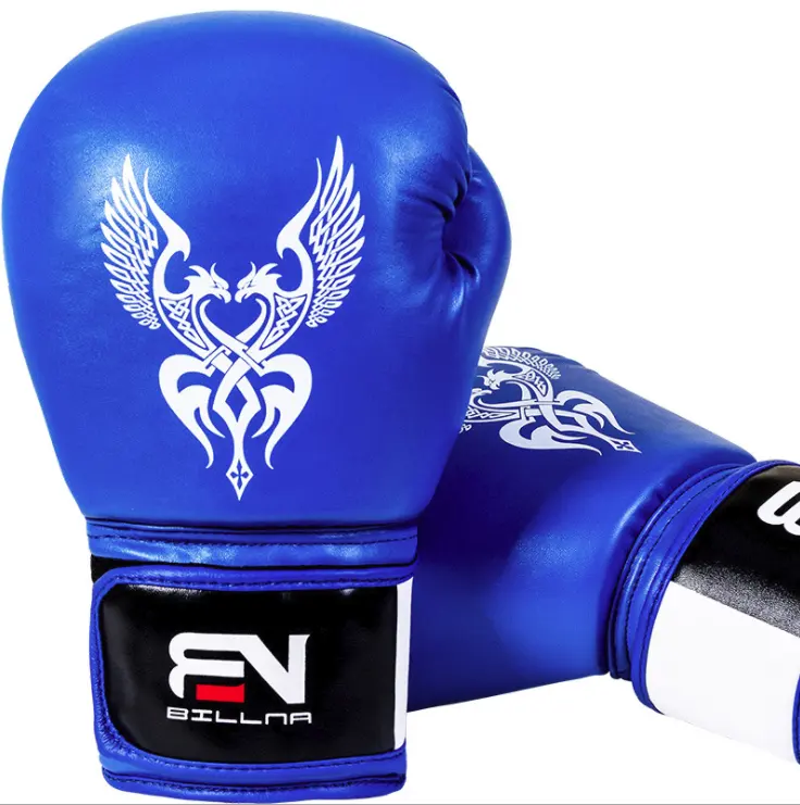 Оптовая Продажа Кожаных боксерских перчаток с логотипом орла