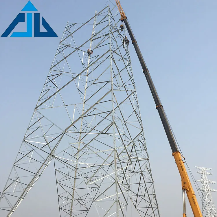 Рекламная Линия электропередачи высокой плотности 110kv, тип стальной решетчатой башни