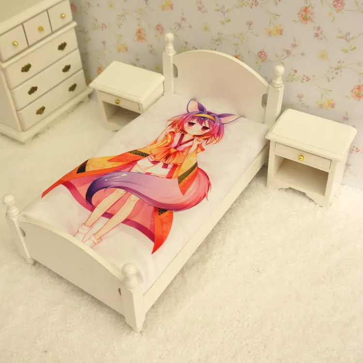 Sábanas de cama de Anime para dormitorio, sin juego, Hatsuse, Izuna, para sala de estar, para adultos, EB 2016, poliéster, 100%