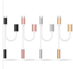 แบบพกพา Type-C ถึง3.5 Mm อะแดปเตอร์เชื่อมต่อสำหรับโทรศัพท์มือถือ2 In 1ประเภท C ถึง3.5มม. ชาร์จหูฟังแจ็คเสียงสาย USB C - Product Image 2