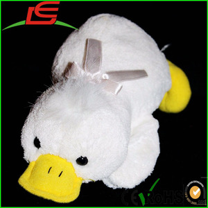 Fantastik kreasyonlar peluş beyaz şönil PLATYPUS ördek 10 "oyuncak doldurulmuş hayvan