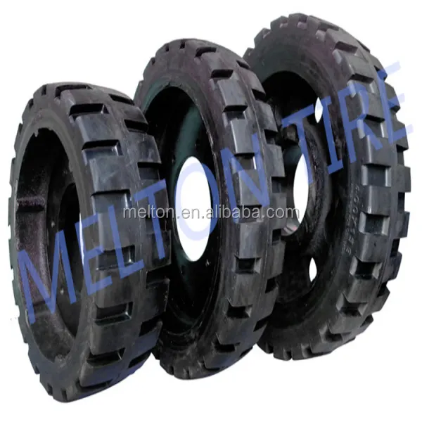 Neumático sólido de alta resistencia para tractor, 300x125, gran oferta, precio bajo