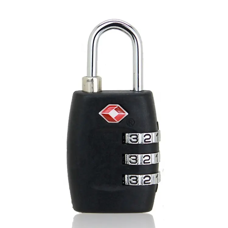 TSA335 3 Digital Kombinasi TSA Disetujui Bepergian Koper Gembok 20Mm Unity Gembok Tsa Tetap Locker Perjalanan Luggage Lock