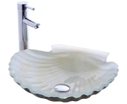 Évier de bateau en fibre de verre, bricolage, bol en verre de forme irrégulière, toilette décorative