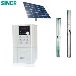 4KW 5.5KW 7.5KW Güneş Fotovoltaik su pompası invertörü 50Hz 60Hz DC AC Çıkış 3 Fazlı 380 V derin Kuyu Yüzey Pompası