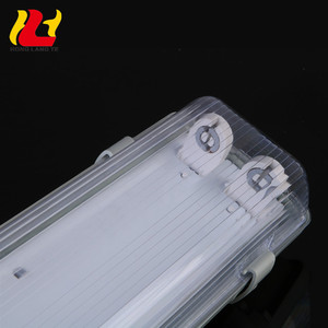 4Ft 1500毫米1200毫米900毫米600毫米Ip65线性2x20W 40W T8 T5双荧光led管防三灯灯具，带反射器 - Product Image 3